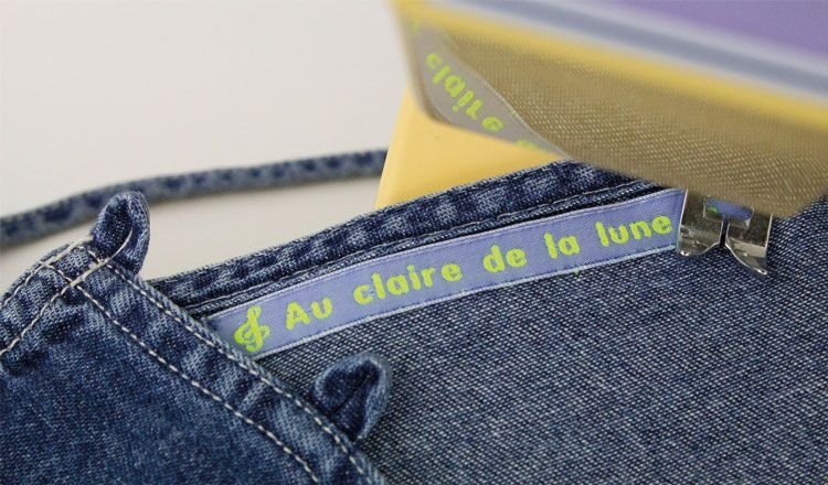 bracelet ruban personnalis&eacute; - Nominette FR