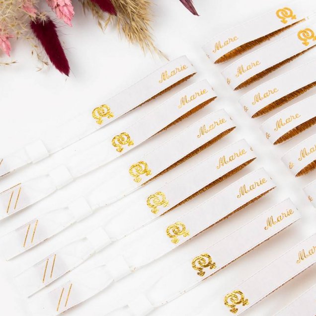 15mm festivalbandjes voor bruiloft Concertbandje