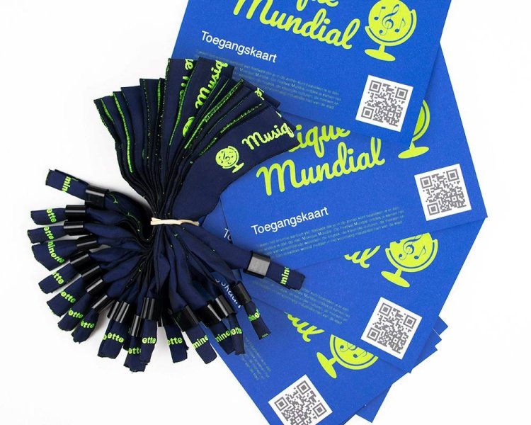 bracelet concert avec logo - Nominette FR