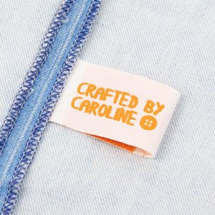 Clothing label with your own custom logo