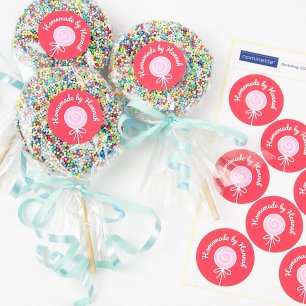 Ronde sticker met eigen logo Eigen logo op sticker