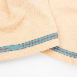 tekstlint 10mm breed op deken Tekstlint