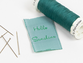 Innaailabels taffeta 